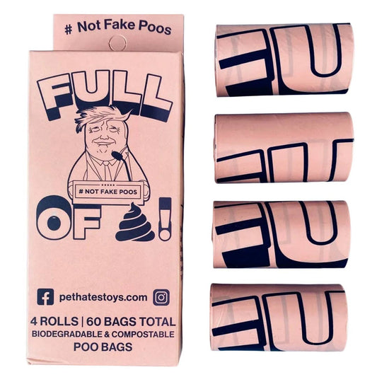 Pet Hates Toys - Donald Trump Poo Bags