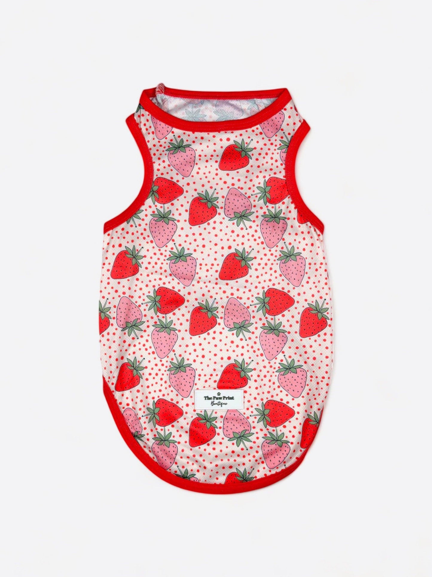 The Paw Print Boutique - The Sweet Strawberries Cooling Vest