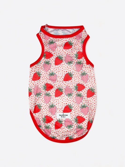 The Paw Print Boutique - The Sweet Strawberries Cooling Vest