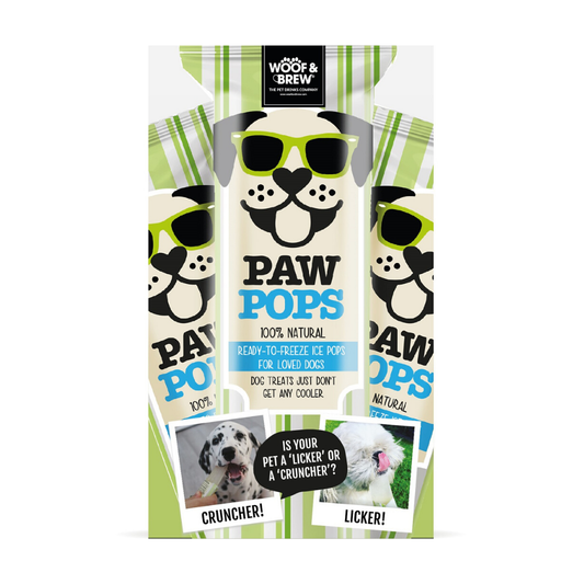 WOOF&BREW LTD - Woof&Brew Paw Pops Freeze Pops for Dogs - Original Flavour