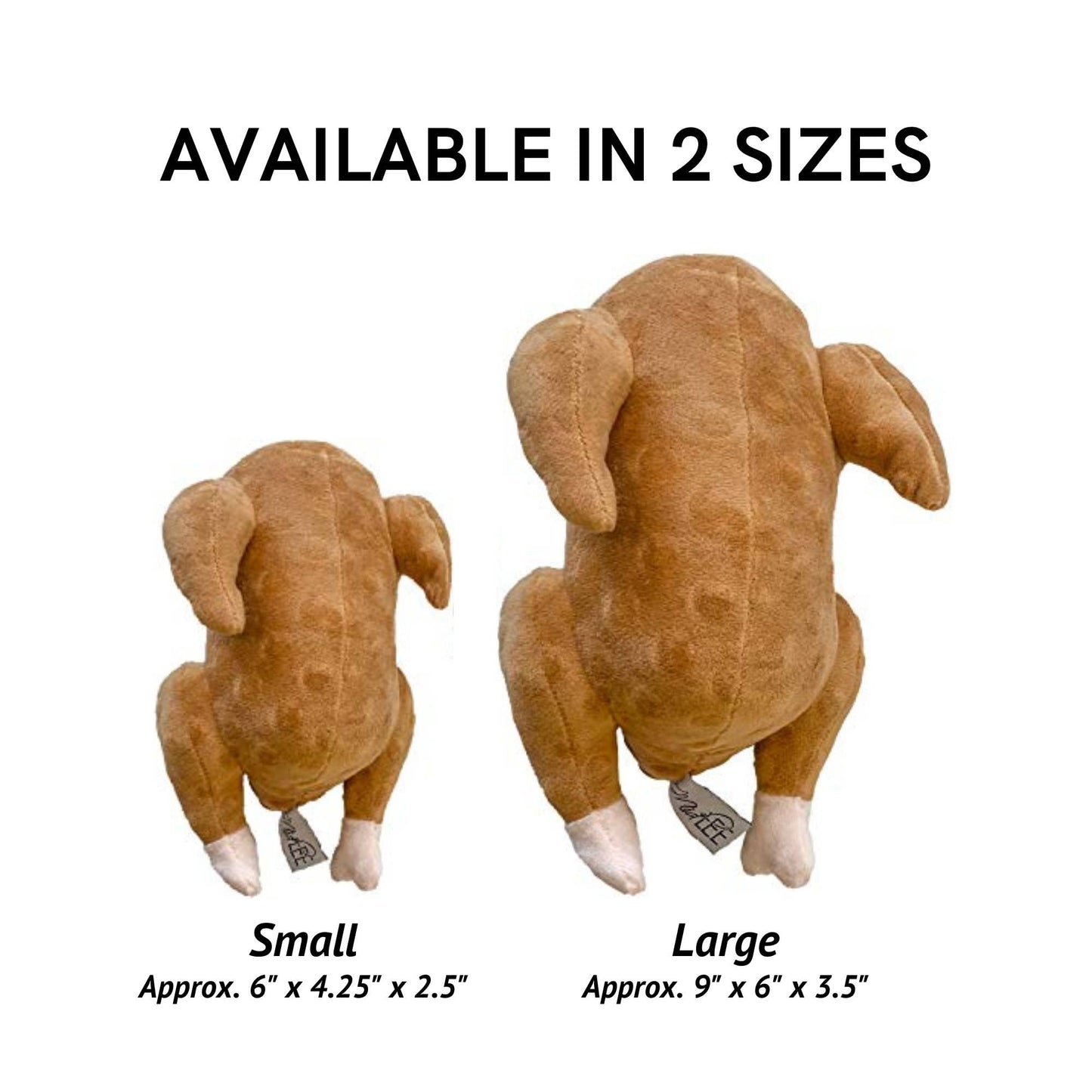 Midlee Designs - Midlee Roasted Thanksgiving Turkey Plush Dog Toy