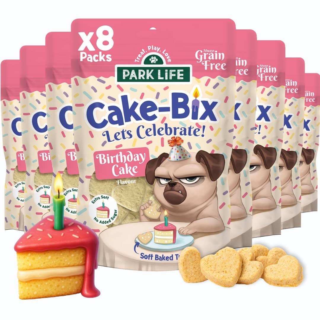 PARK LiFE - Cake-Bix Dog Biscuits Birthday Cake Flavour 100g