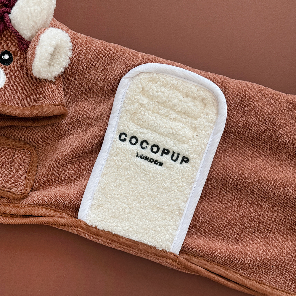 Cocopup London - Harold the Highland Cow Drying Robe