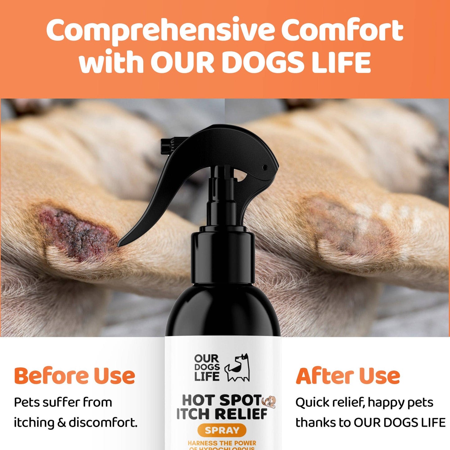 OurPetsLife - Itch Spray for Dogs