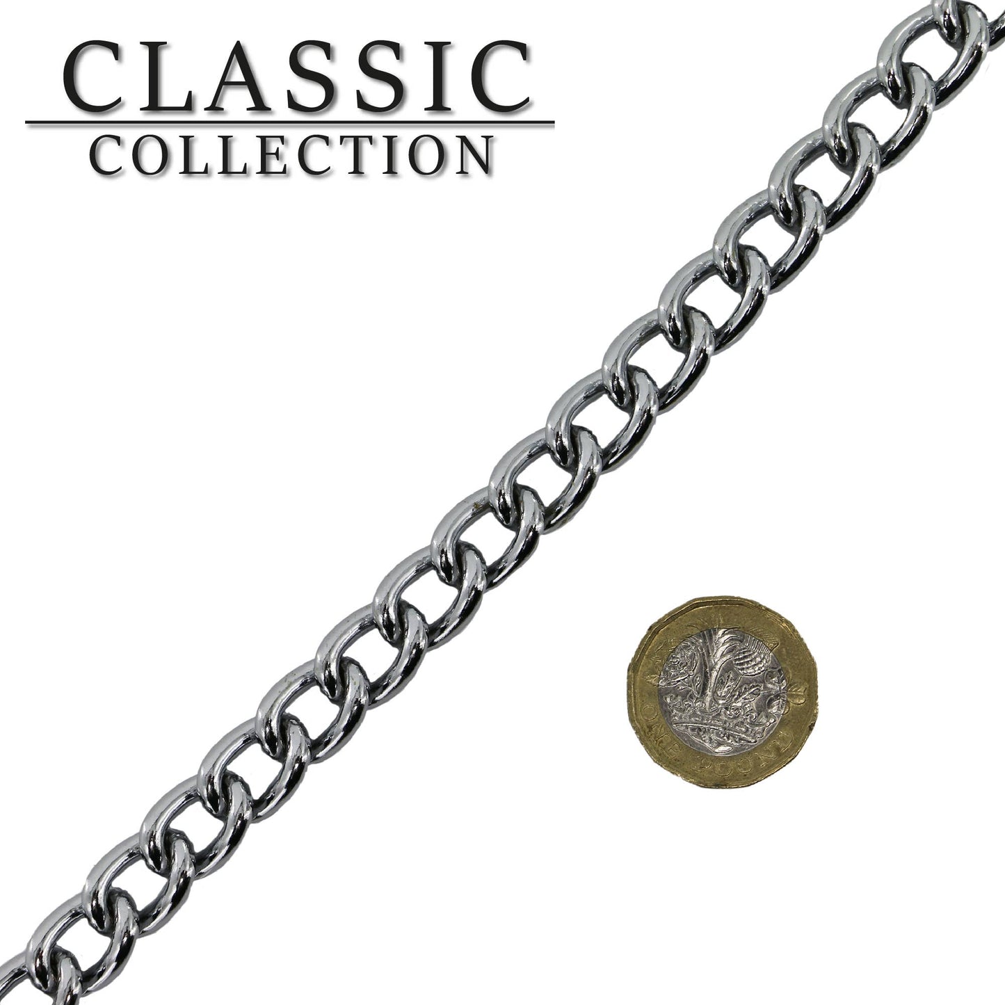 Ancol Pet Products Ltd - Heritage  Collection Leather & Chain Lead TAN