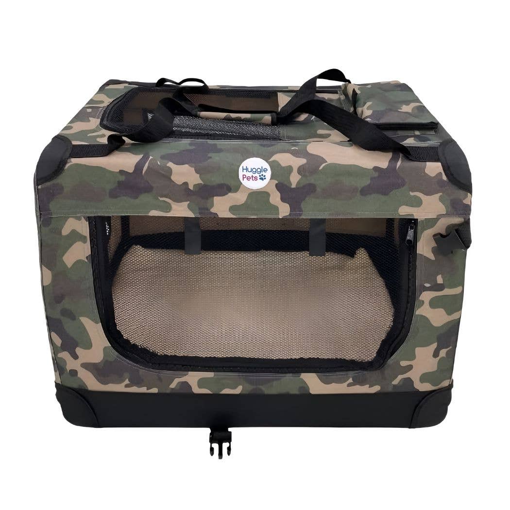 HugglePets - HugglePets Fabric Crate Foldable Pet Carrier