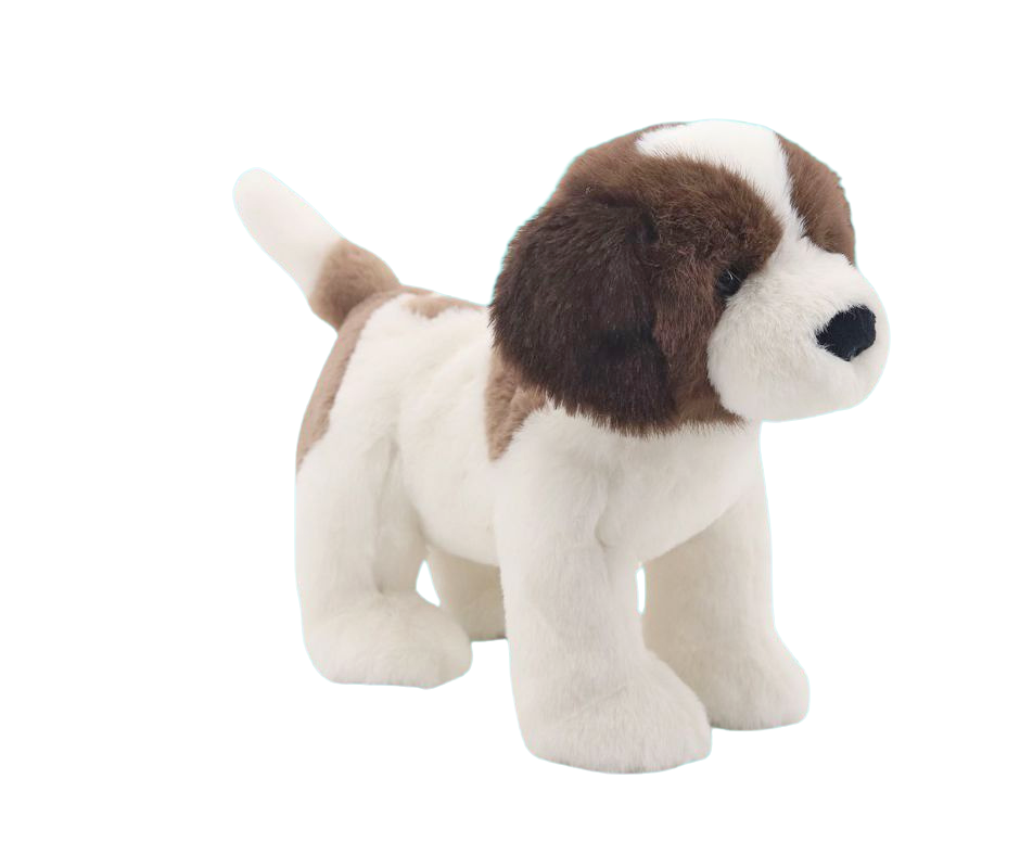 Jomanda Soft Toys & Accessories - UK Based - Puppy Dog Saint Bernard  Soft Plush Toy  - 20cm