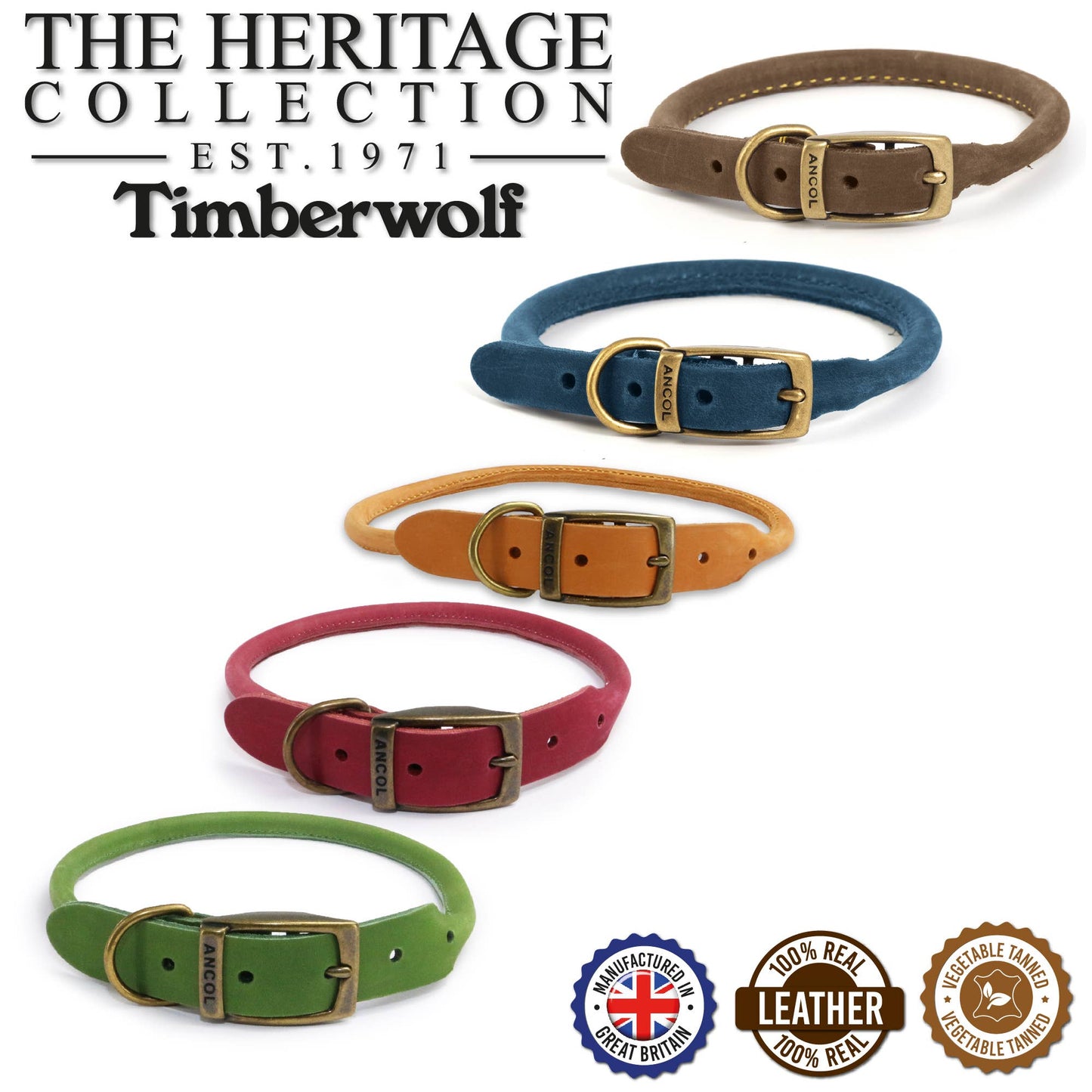 Ancol Pet Products Ltd - Timberwolf Round Collar