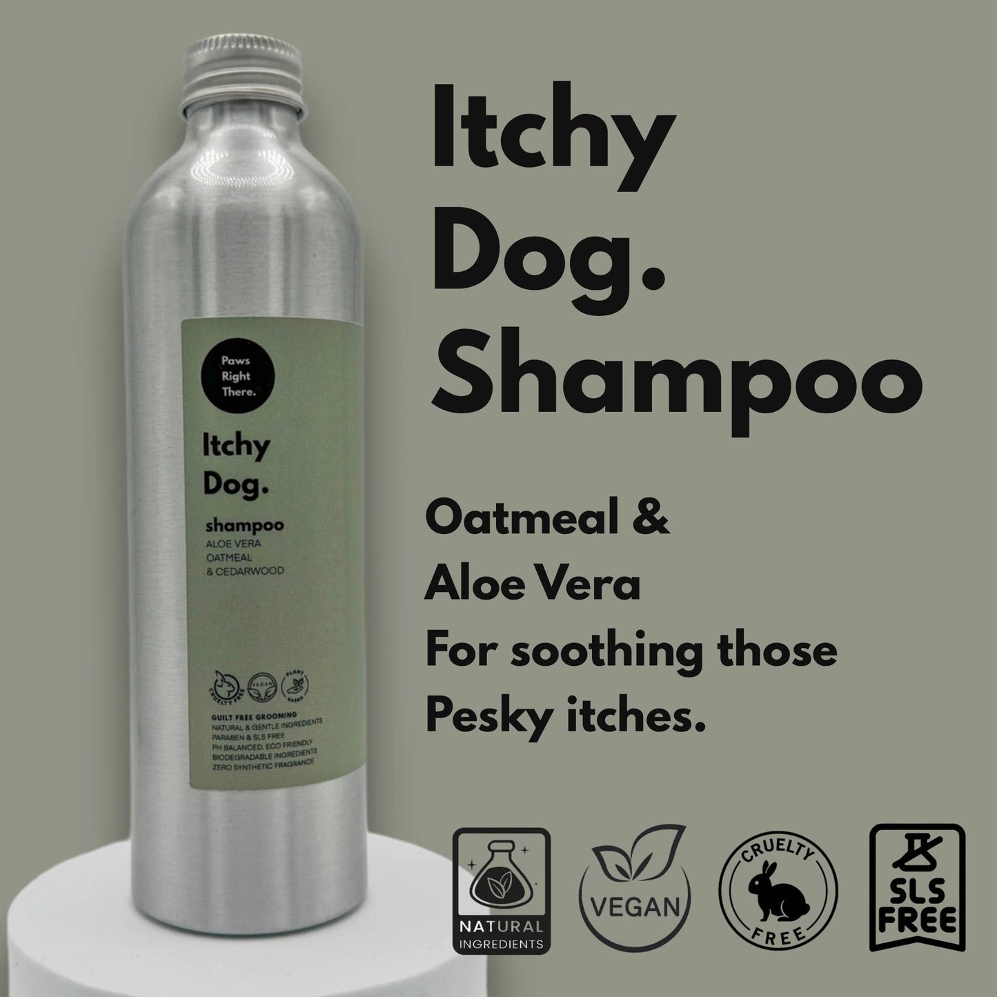 Itchy Dog Shampoo | Oatmeal | Aloe Vera | Natural | Eco