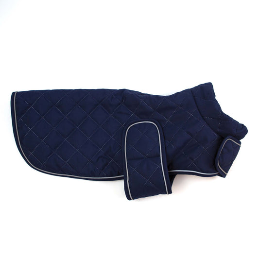 Victory Pet Products Ltd - Quilted Classic Dog Coat Navy