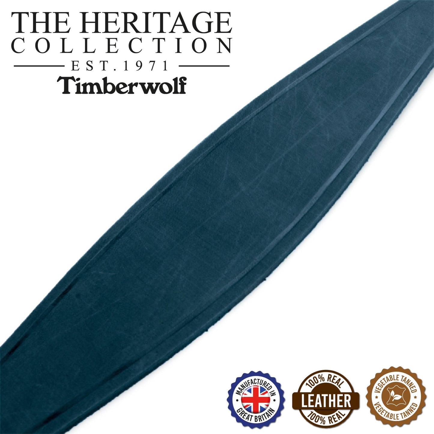 Ancol Pet Products Ltd - Timberwolf Leather Hound  Collar ( Size 30-34cm)
