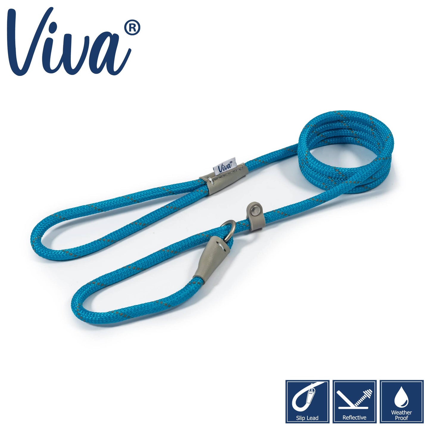 Ancol Pet Products Ltd - Viva Rope Slip Lead Blue