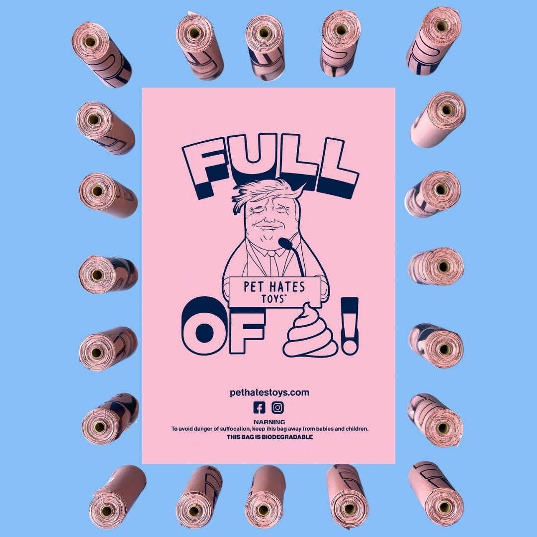 Pet Hates Toys - Donald Trump Poo Bags