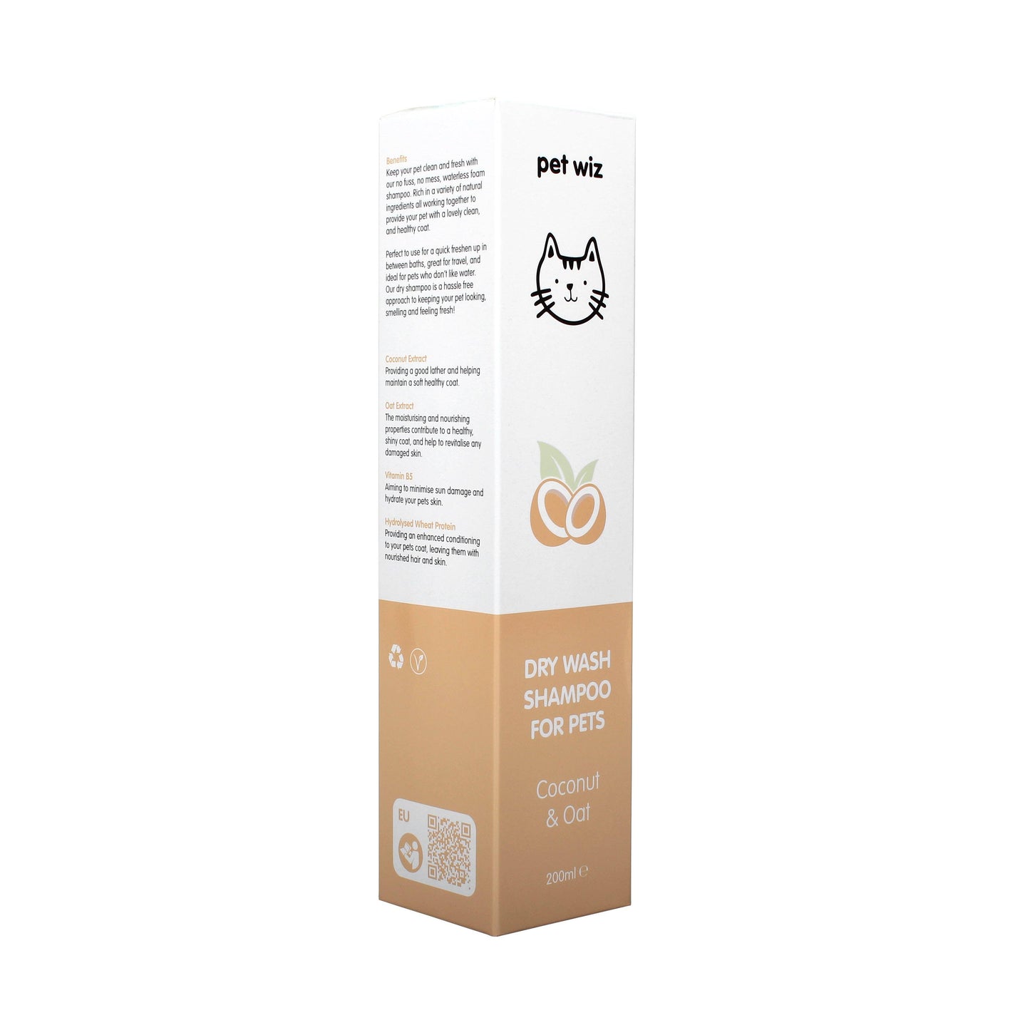 Pet Wiz - Dry Wash Shampoo for Pets – Soothing & Deodorising