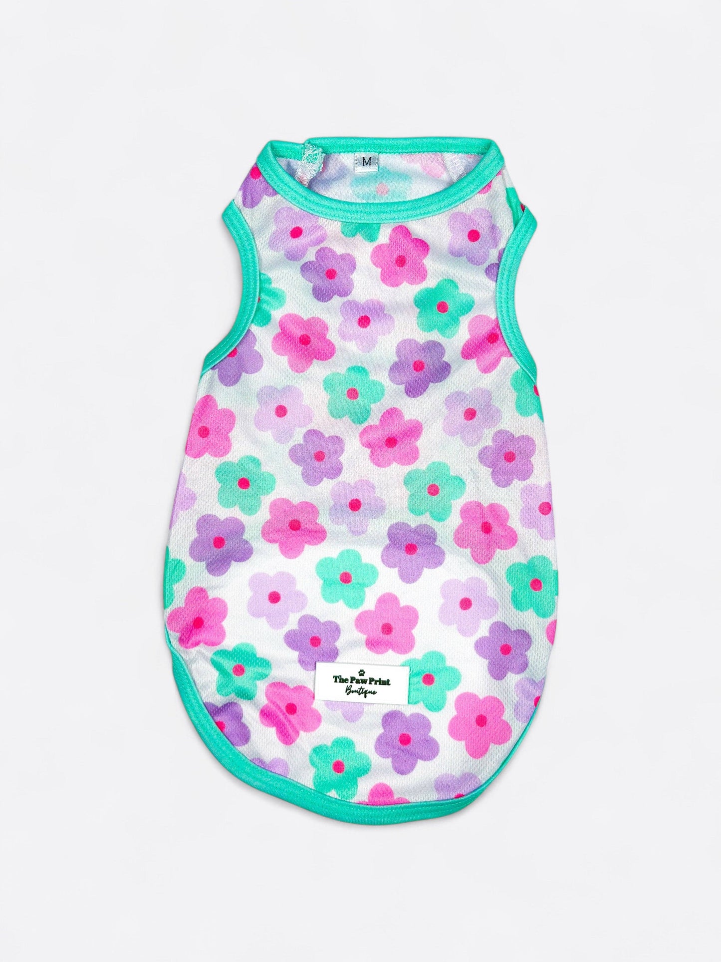 The Paw Print Boutique - The Minty Meadows / Flower Power Cooling Vest