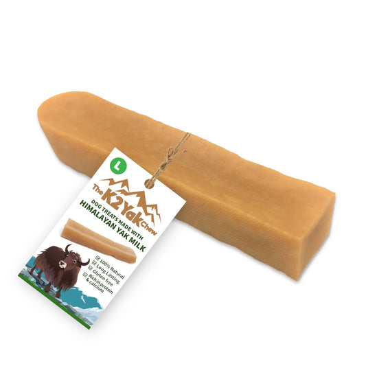 Real Pet Supplies - K2 Yak Chews 100% Natural Longer Lasting Dog Treats Large