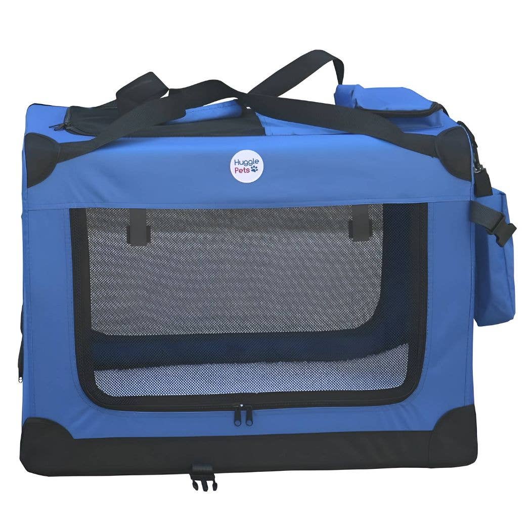HugglePets - HugglePets Fabric Crate Foldable Pet Carrier