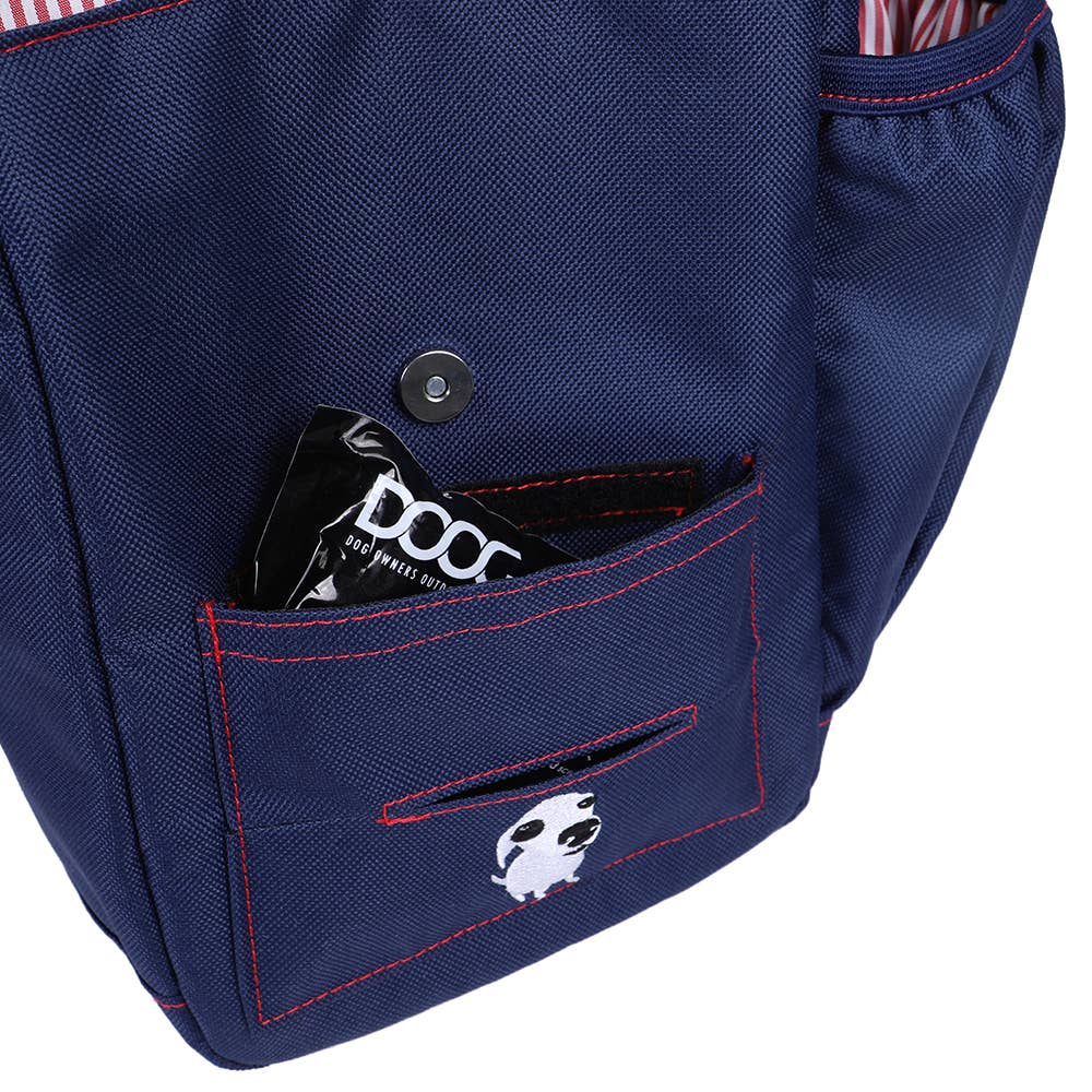 IGSM LTD - DOOG Shoulder Bag - Navy/Red