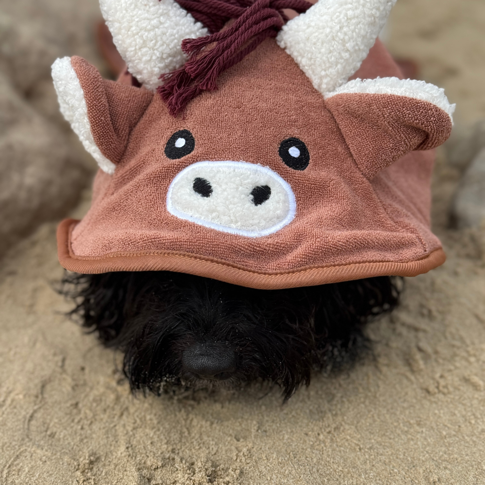 Cocopup London - Harold the Highland Cow Drying Robe