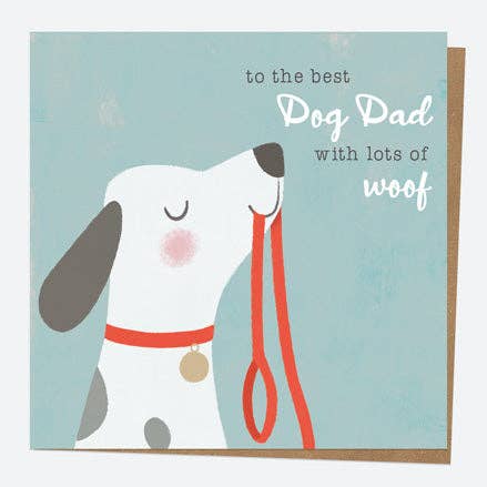 Dotty About Paper - Dad Birthday Card - Dog Dad