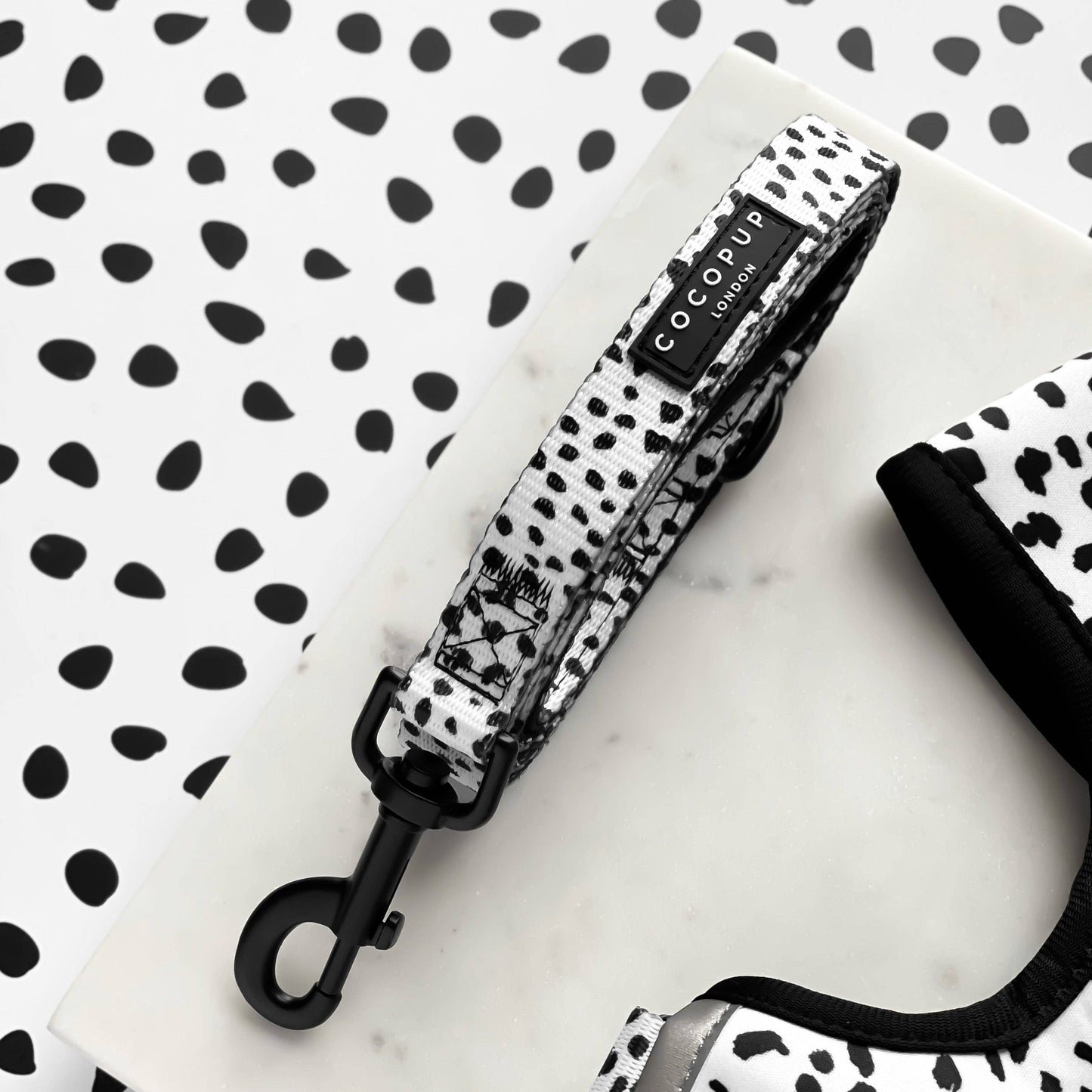 Cocopup London - Monochrome Spots Lead