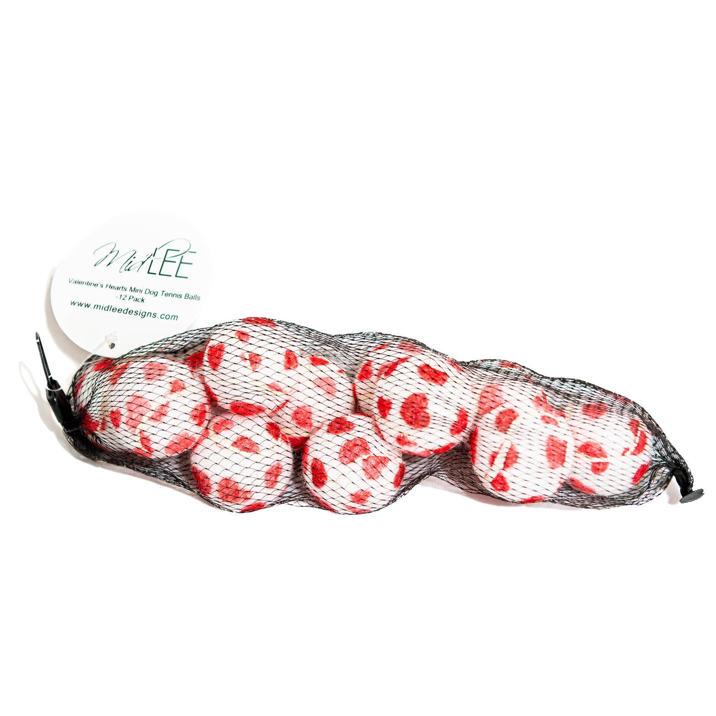 Midlee Designs - Midlee Valentine's Hearts Dog Tennis Balls