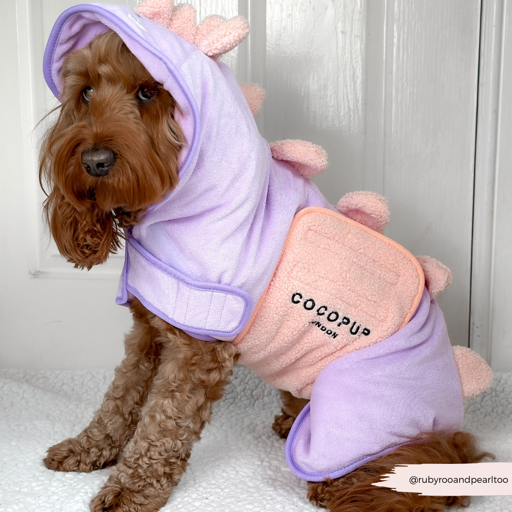 Cocopup London - Nessie the Dino Drying Robe