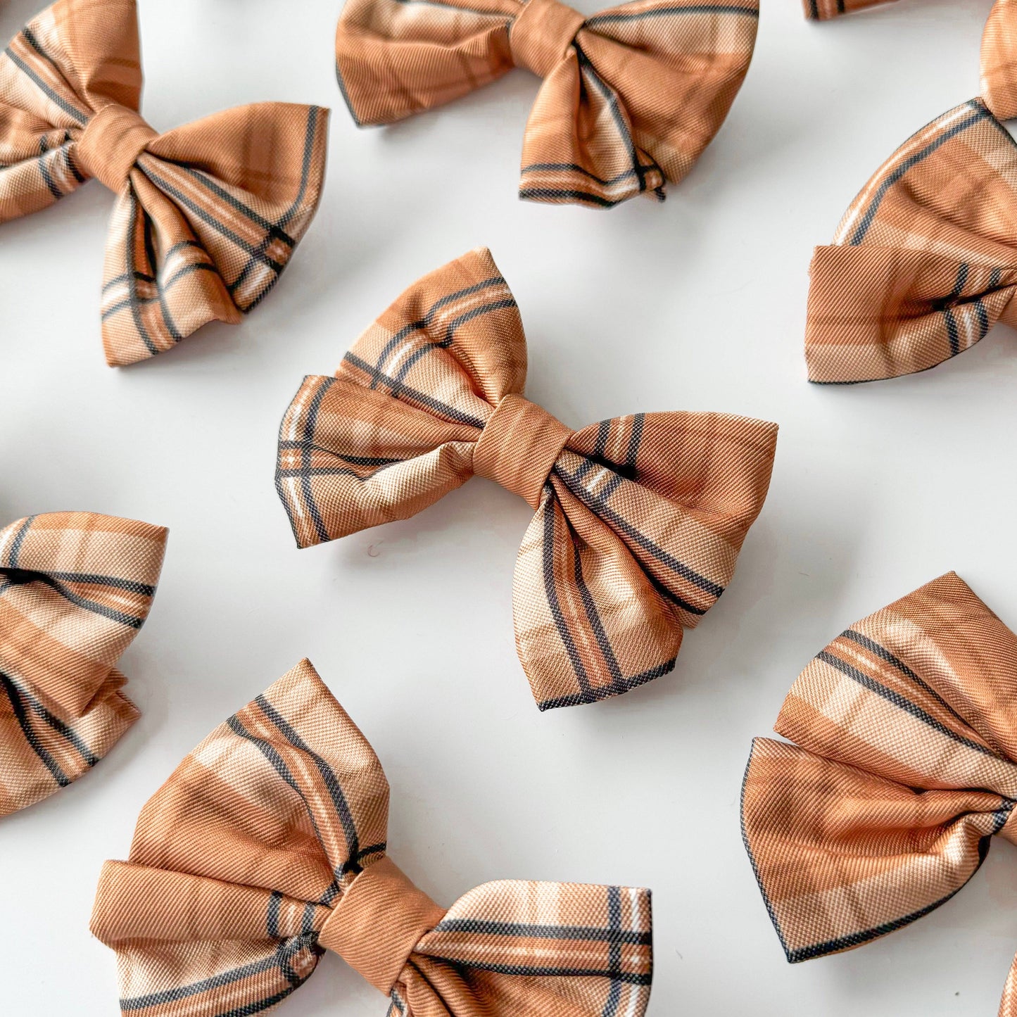 The aDoraBle Pooch Company - Dog Sailor Bow Tie - Heritage Butterscotch Biscuit