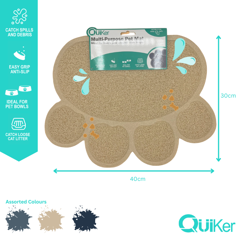 Quiker Pet Products - Multi-Purpose Pet Place/Litter Mat - 6 Pack inner