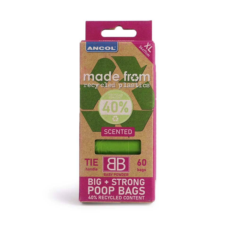 Ancol Pet Products Ltd - Made From Scented Poop Bag 4 Refill Pack