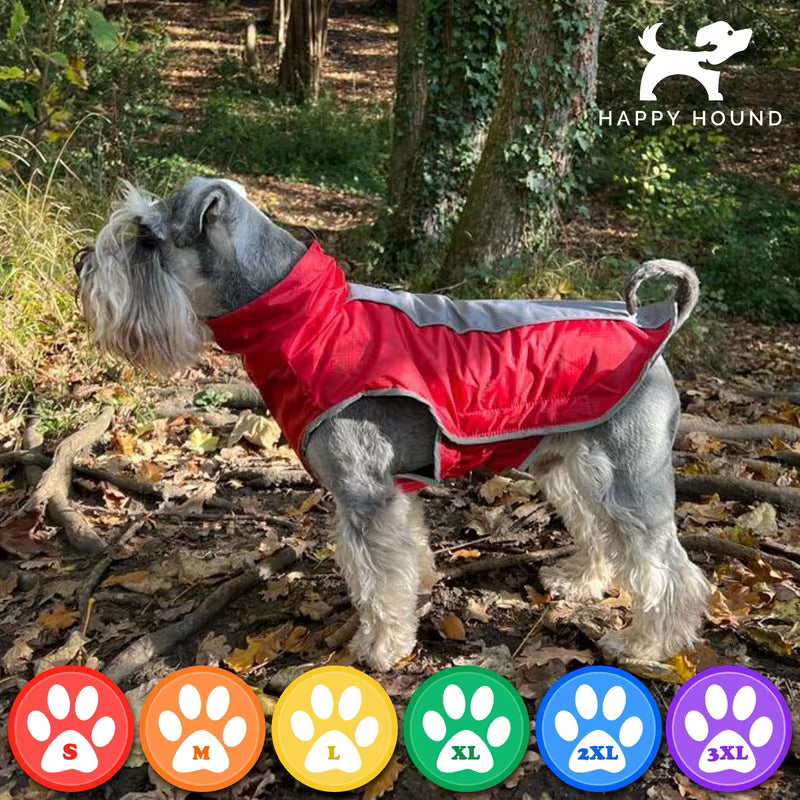Waterproof Dachshund coat with soft fleece lining