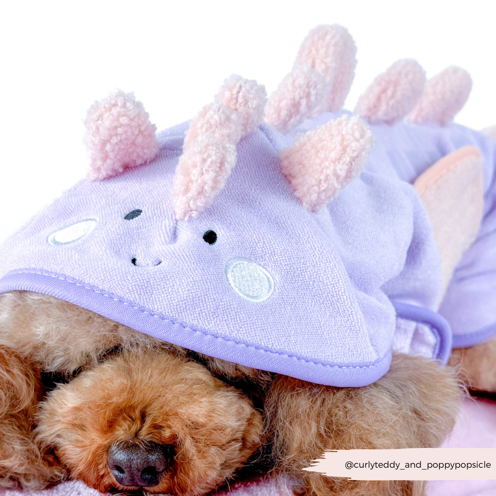 Cocopup London - Nessie the Dino Drying Robe