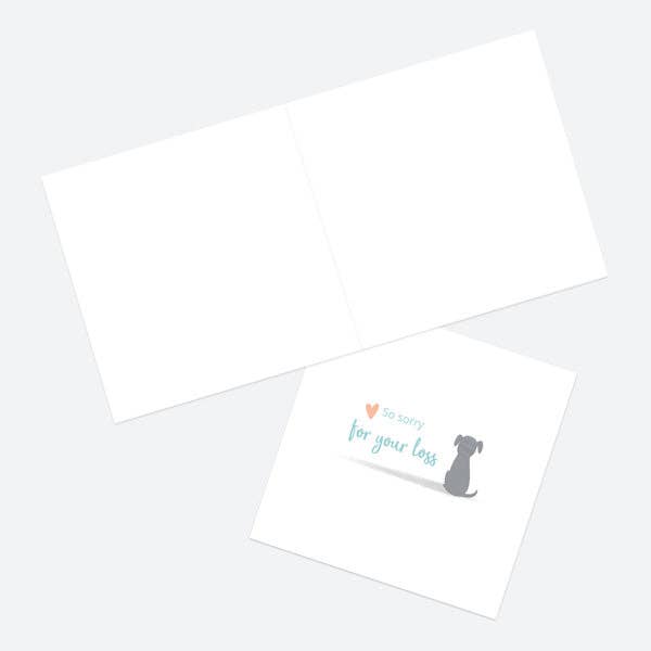 Dotty About Paper - Pet Sympathy Card - Sorry For Your Loss - Dog