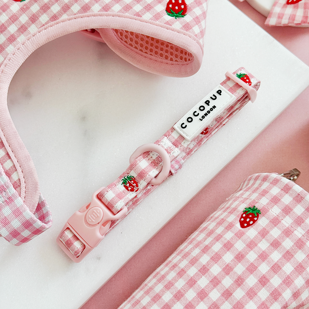 Cocopup London - Strawberry Picnic Pup COLLAR