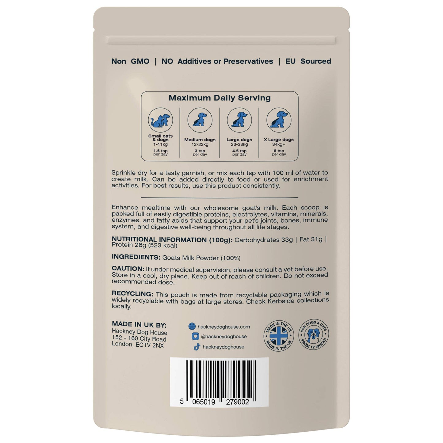 Goats Milk Powder for Dogs | *On offer end of august expiry*