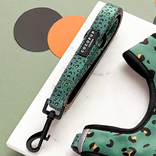 Cocopup London - Khaki Leopard Lead