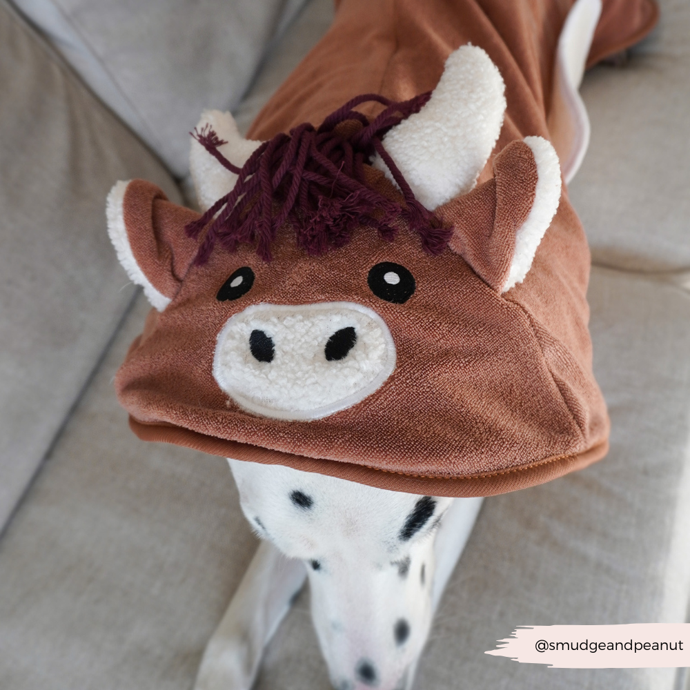 Cocopup London - Harold the Highland Cow Drying Robe