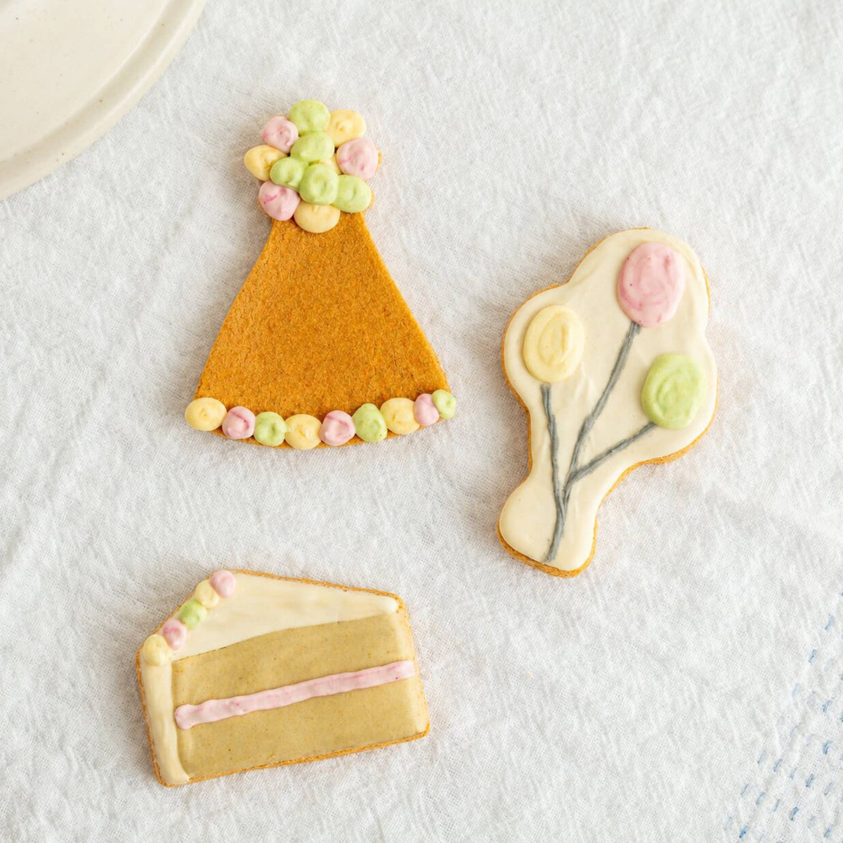 Fluff & Crumble - Celebration Iced Dog Biscuit Trio