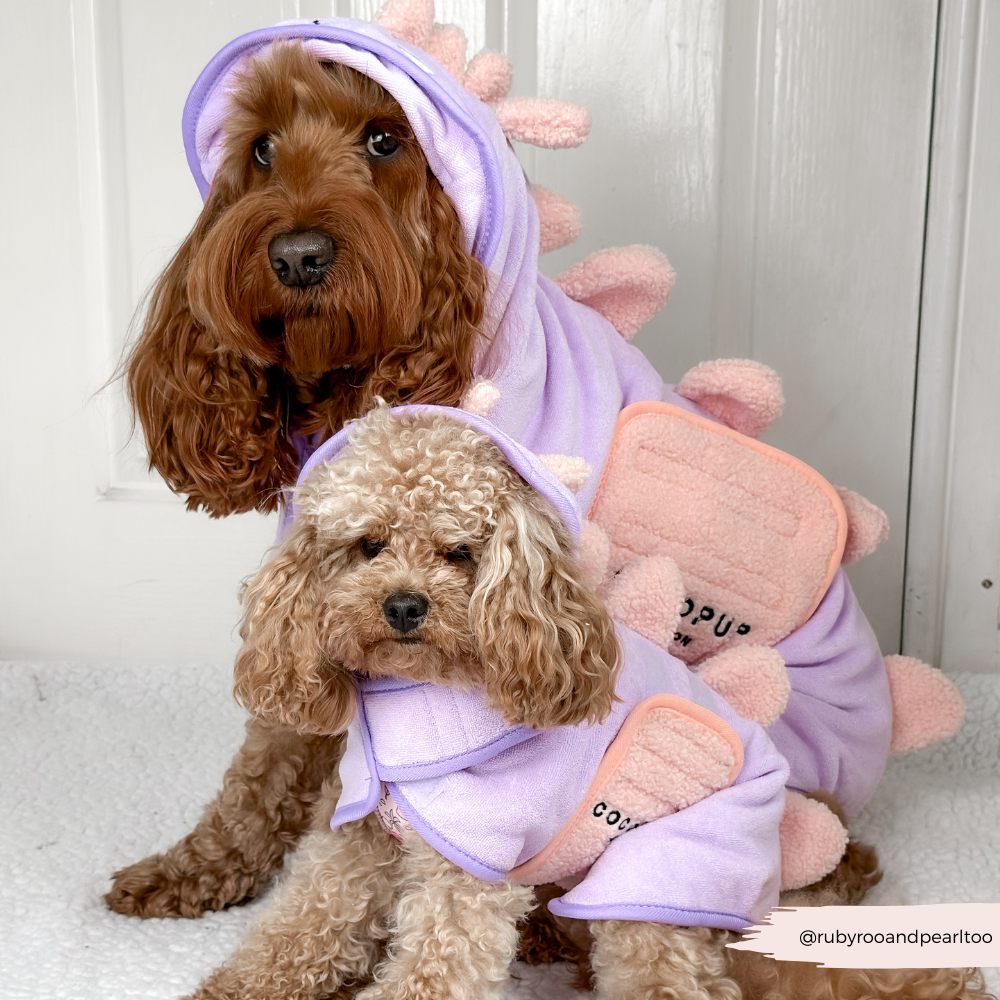 Cocopup London - Nessie the Dino Drying Robe