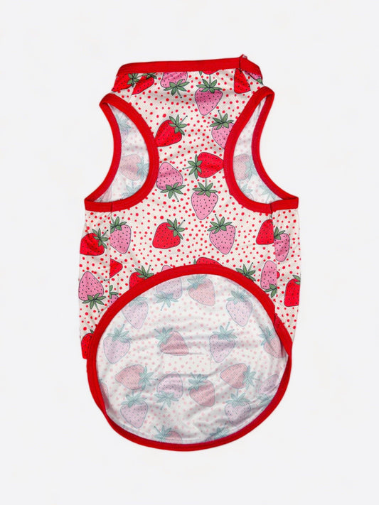 The Paw Print Boutique - The Sweet Strawberries Cooling Vest