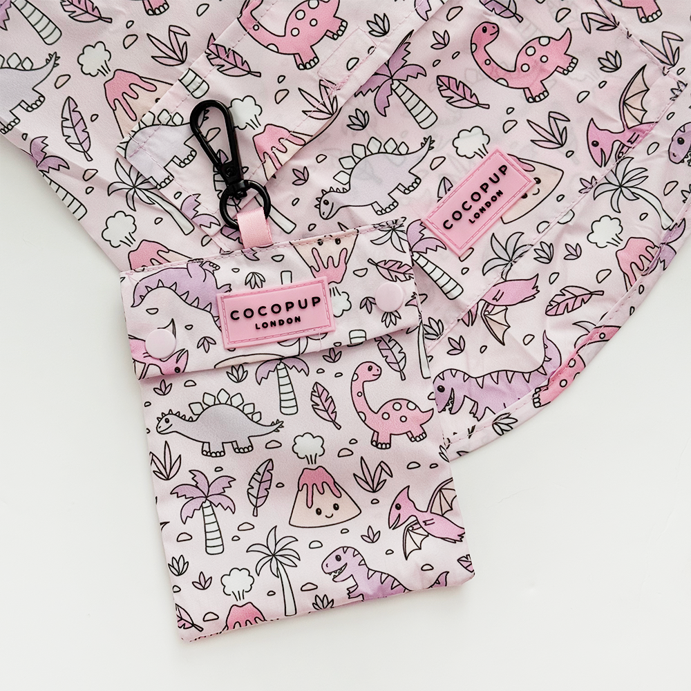 Cocopup London - Dog Raincoat - Princess Dino