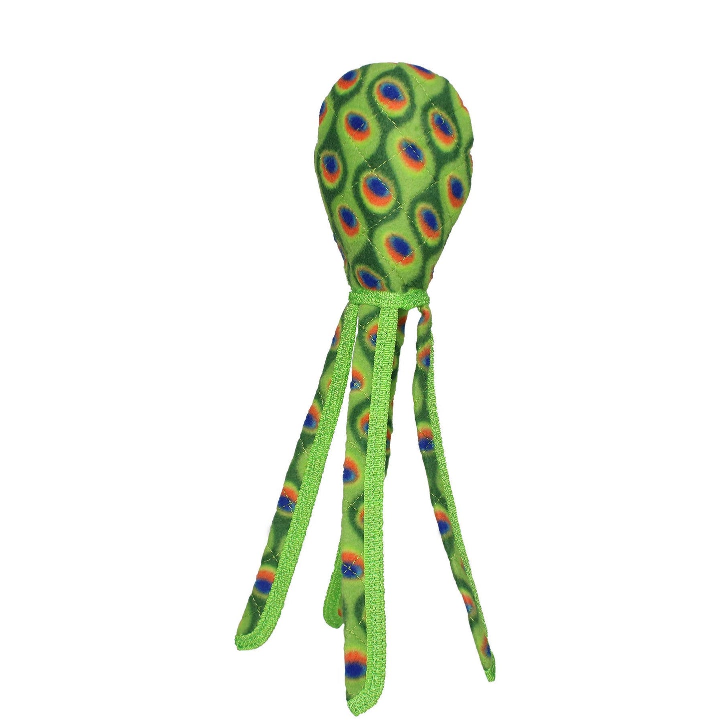 Tuffy Dog Toys - VIP Products - Tuffy Ocean Squid - Green, Durable, Tough, Squeaky Dog Toy