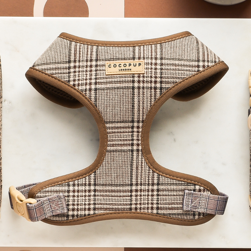 Cocopup London - Pup Plaid Adjustable Neck Harness