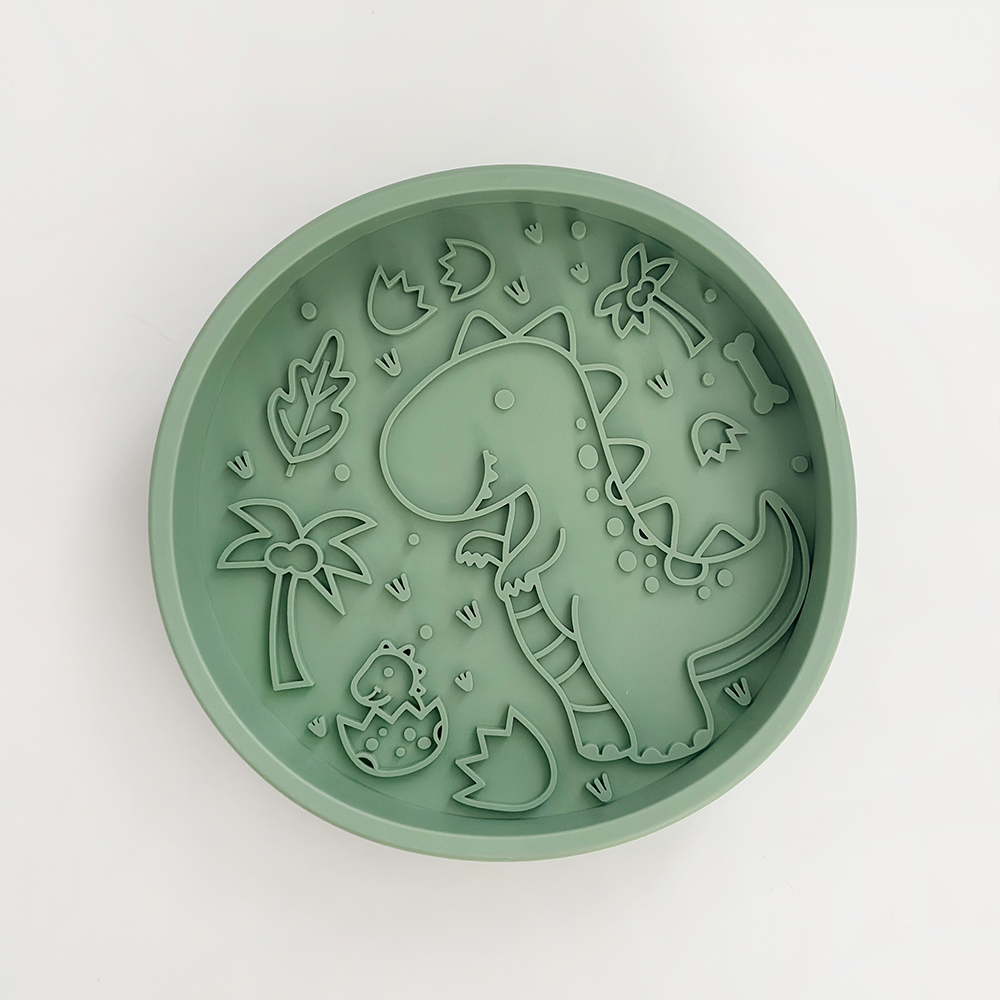 Cocopup London - Silicone Slow Feed Dog Bowl - Dinopaws