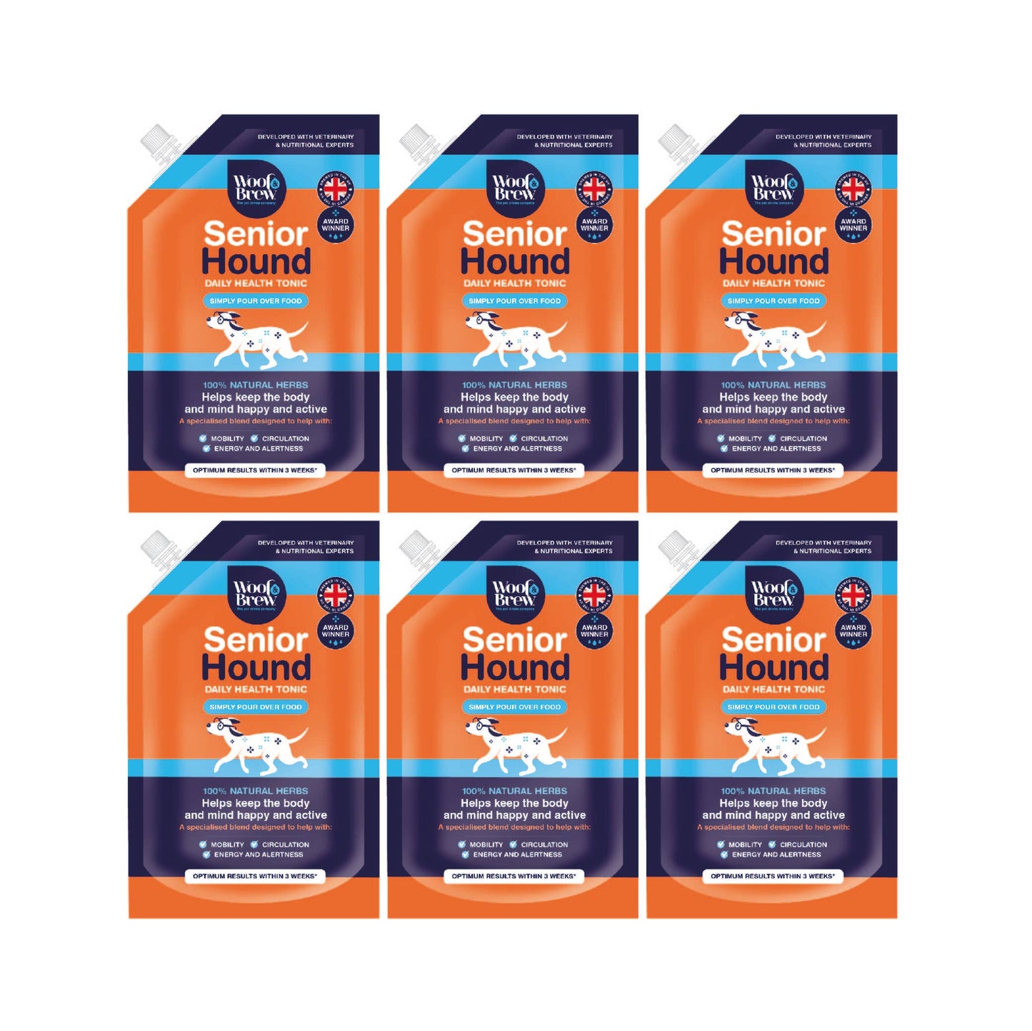 WOOF&BREW LTD - Senior Hound Joint Care Helps Keep Older Dogs Active