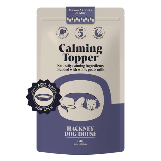 Hackney Dog House - Calming Goats Milk Powder for Dogs | Makes Twelve Pints