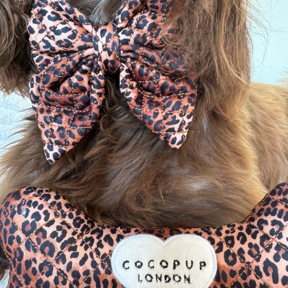 Cocopup London - Quilted Leopard Bone Toy