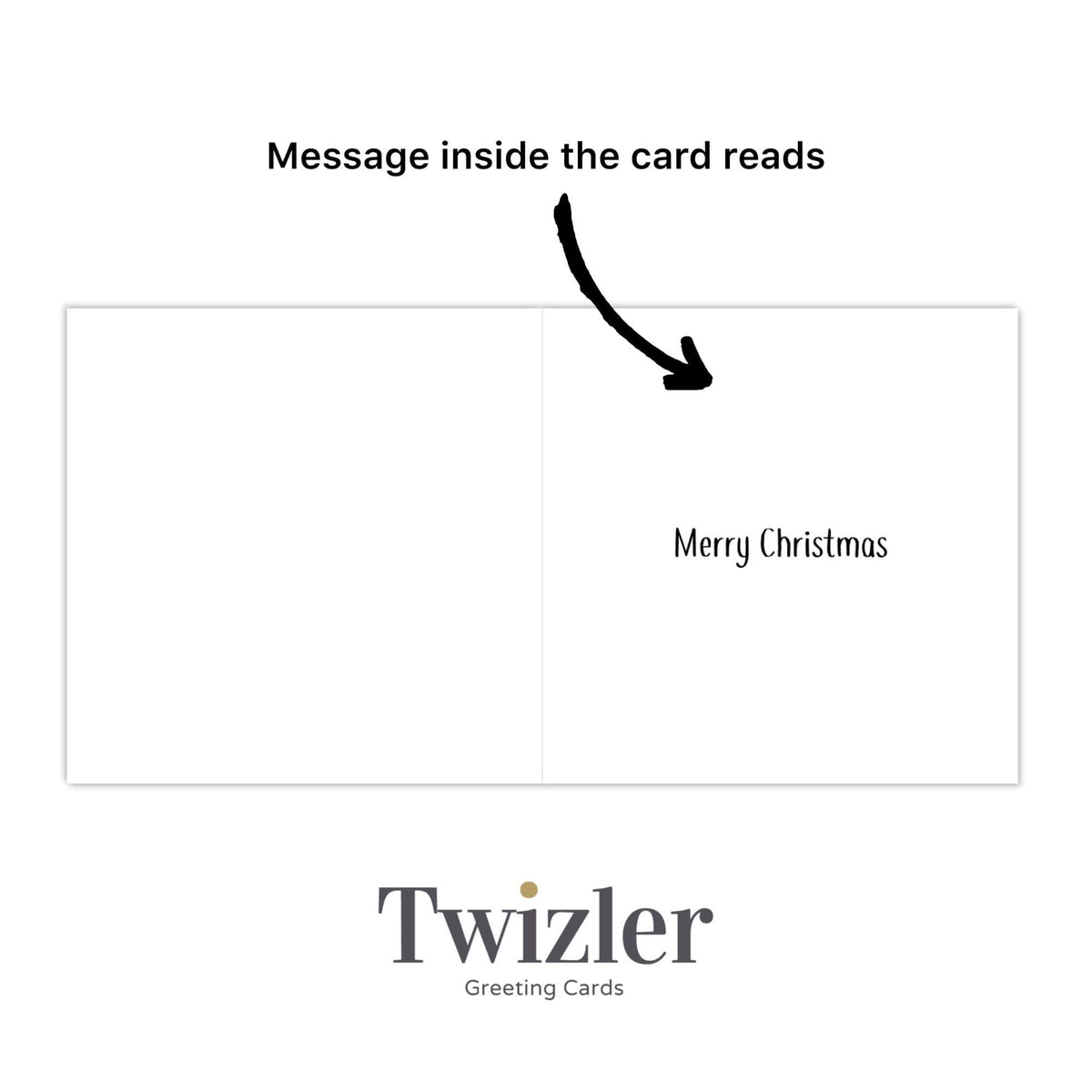 Twizler Ltd - Funny Dog Christmas Card - Is It Too Late To Be Good