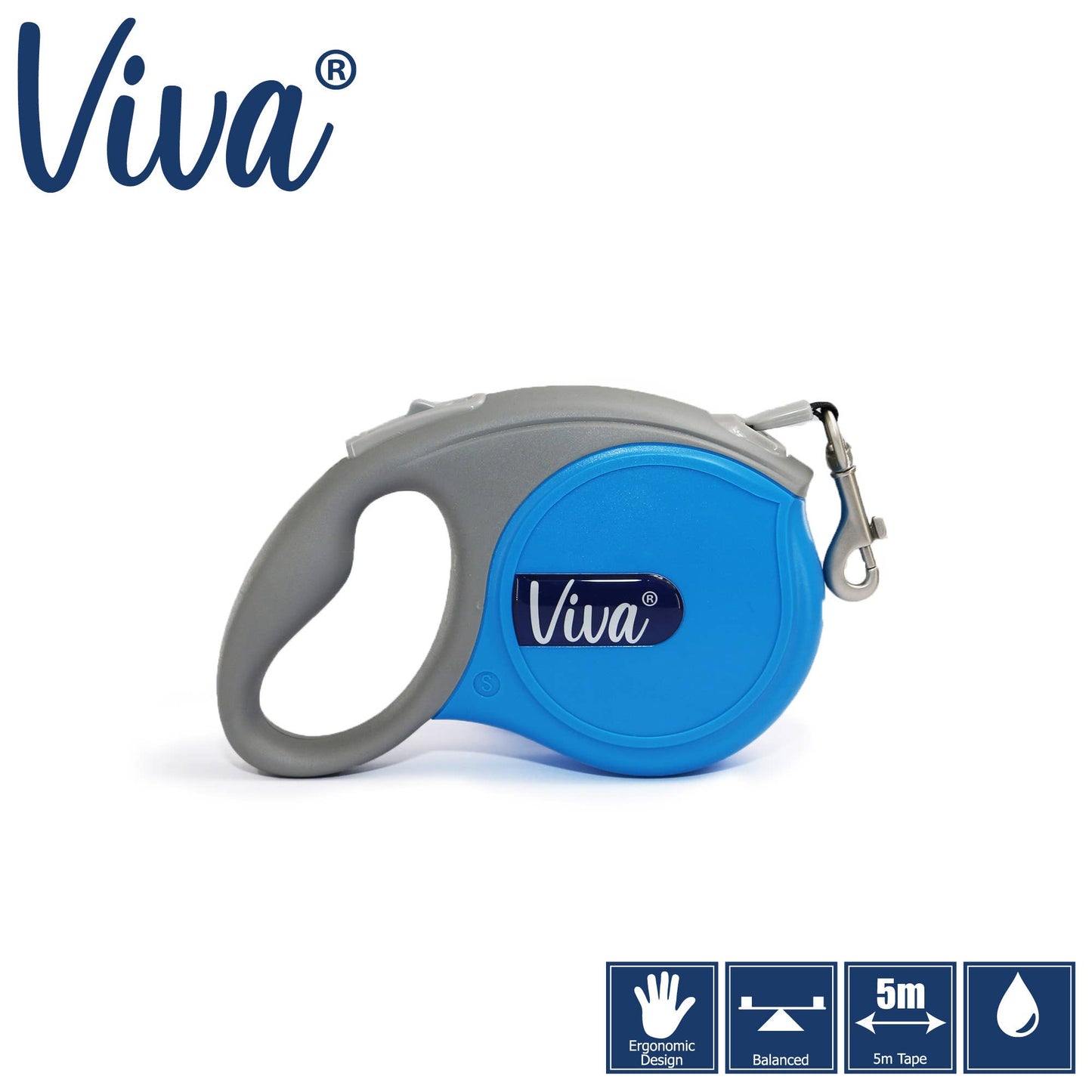 Ancol Pet Products Ltd - Viva Retractable Lead SMALL