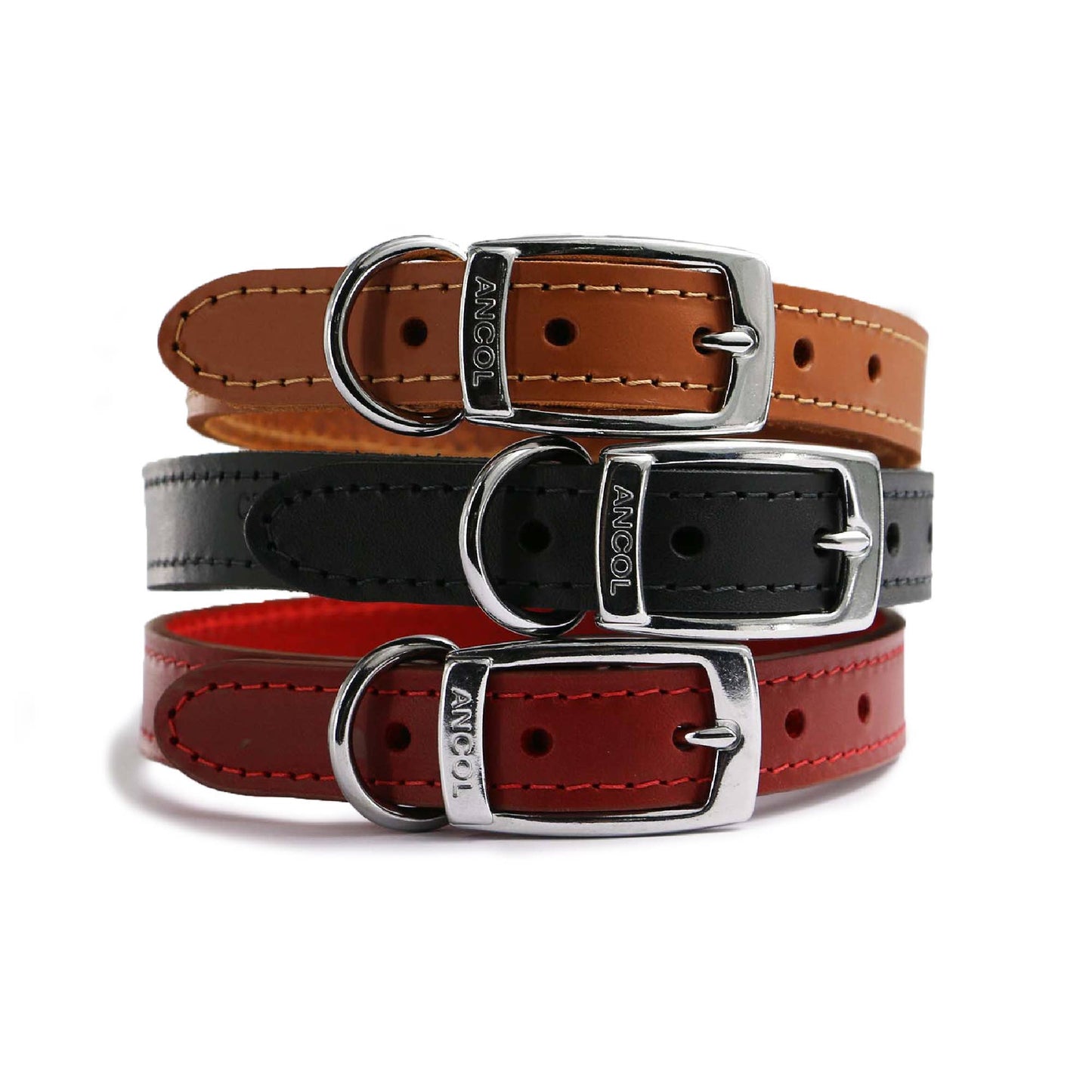 Ancol Pet Products Ltd - Heritage Collection Leather Collar Tan
